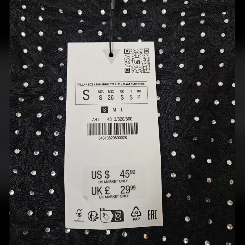Elegant Zara Jewel Lace Midi Skirt - Picture 10 of 10